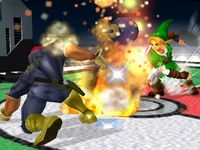 une photo d'Ã©cran de Super Smash Bros Melee sur Nintendo Gamecube